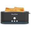 4-Slice Toaster, 7 Settings, Defrost, Reheat Functions, Removable Crumb Tray, Full Body Stainless Steel Housing, Anti-Fingerprint, Anti-Jam, 1350W, Bl