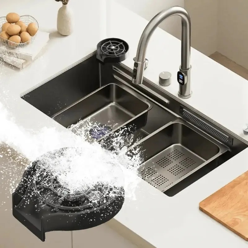 Easy-to-press Automatic Cup Cleaning Kit - Perfect For Homes, Cafes And Restaurants-D urable Plastic