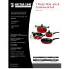Chef 7-Piece Aluminum Non-Stick Cookware Set With Bakelite Handles