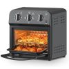 Family Size Air Fryer Toaster Oven Combo,13QT,360Â° Hot Air Circulation For Healthy Oil-Free Cooking, Multifunctional Convection Contertop Oven, Adjus