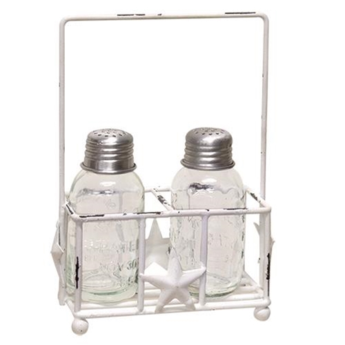 Star Salt & Pepper Caddy with Shakers