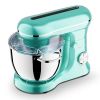 5L & 4.5L Dual  Bowls Stand Mixer, 10 Speed Tilt-Head Food Mixer With Electronic Timer, Dough Mixer With Dishwasher Safe Stainless Steel Bowls, Dough