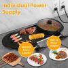 Electric Hot Pot With BBQ Grill Cooker Smokeless Non-Stick Korean BBQ