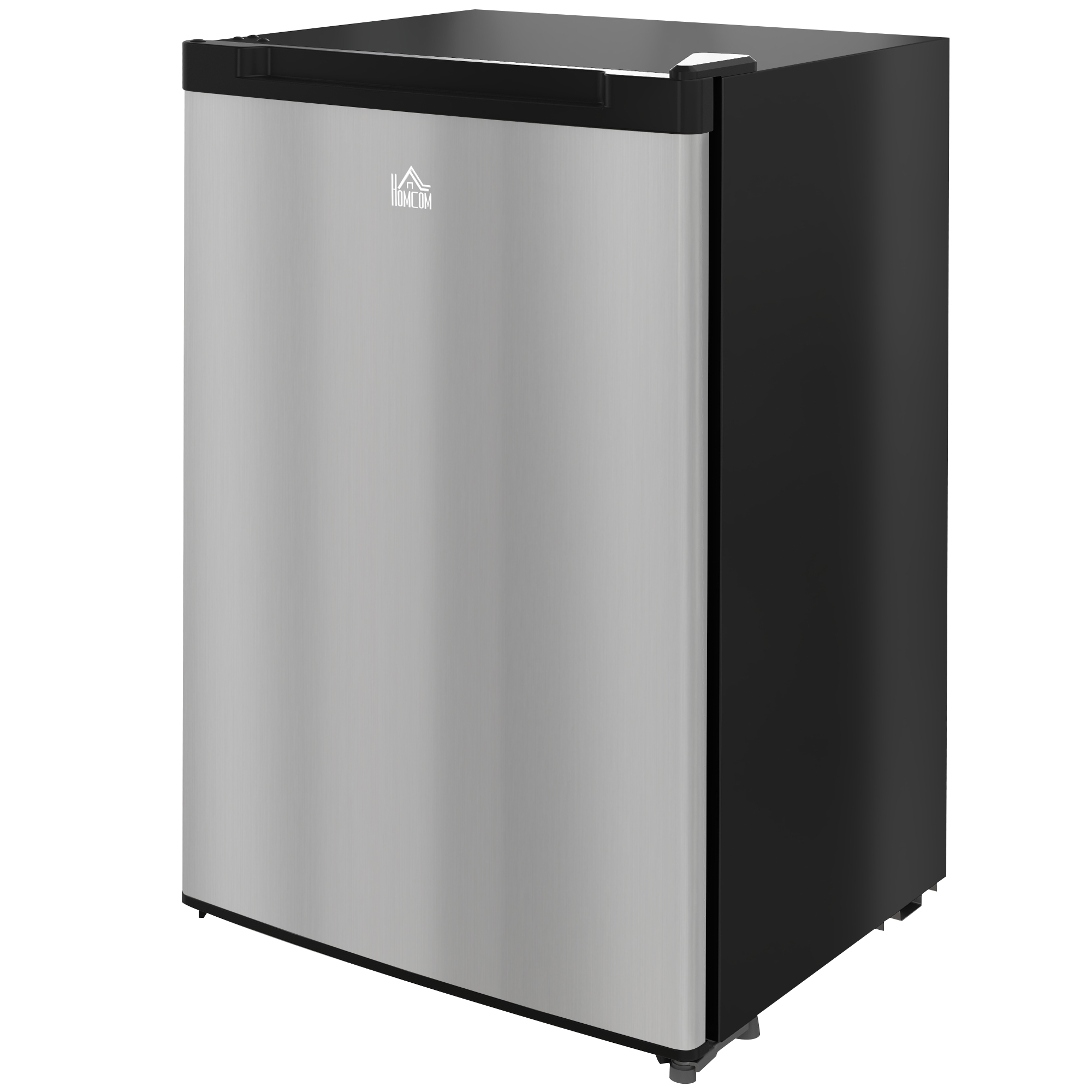 Upright Freezer, 3 Cu Ft Small Freezer with Reversible Single Door, Adjustable Thermostat for Home, Apartment, Silver