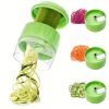 Vegetable Spiralizer; Household Vegetable Grater; Reusable Fruit Grater; Kitchen Potato Slicer; Vegetable Spiral Cutter