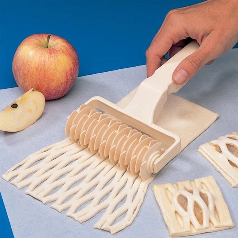 Pastry Lattice Roller Cutter; Pie Pastry Dough Cutter Roller