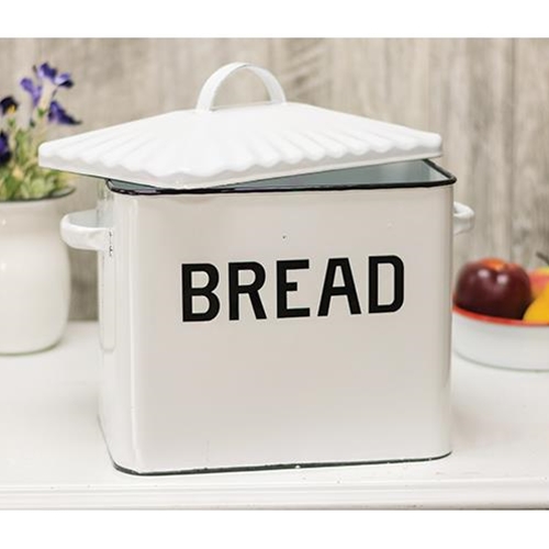 Enamel Bread Box