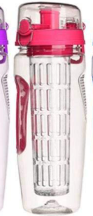 32Oz Fruit Infusing Infuser Water Bottle Water Fruit Bottle BPA Free Plastic Sport Fruit Infuser Water Bottles With Infuser Juice Shaker Drink Bottle (Option: Style D)