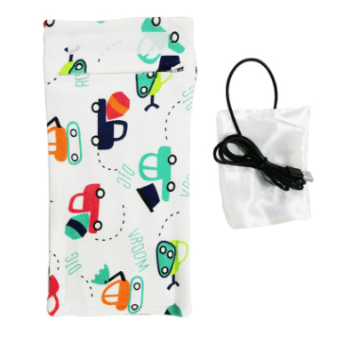 USB Milk Water Warmer Travel Stroller Insulated Bag Portable Baby Nursing Bottle Heater Cover Baby Food Warmer Bottle Warmer (Option: Car)