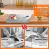 Cooked Meat Baking XXL, Tray, Double-sided Cutting Board, Stainless Steel Rolling Plate, Breakfast Tray