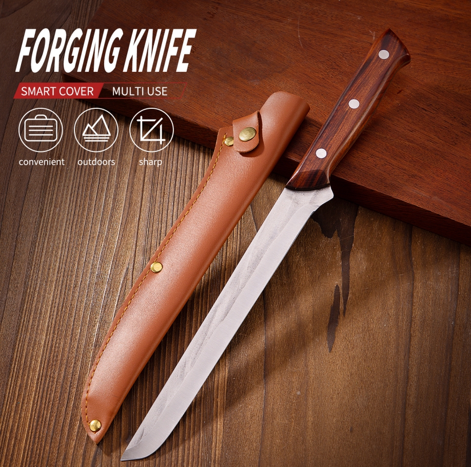 Ham Knife with Protected Cover (Option: Ham Knife)